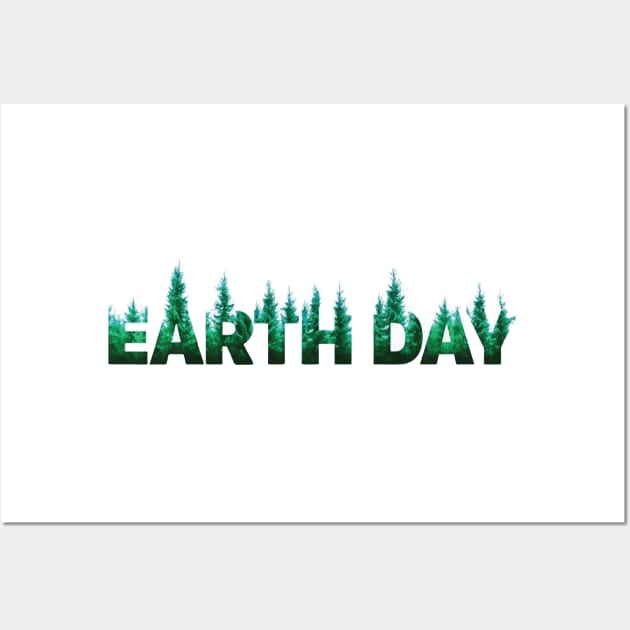 Earth Day Trees Wall Art by BANWA